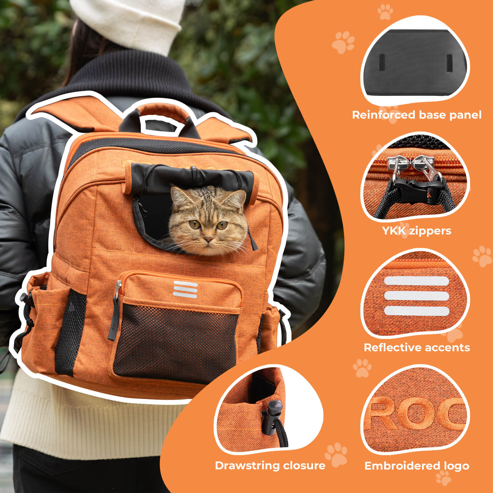 Foldable Pet Handlebar Bike Bag - 21L - Image 8