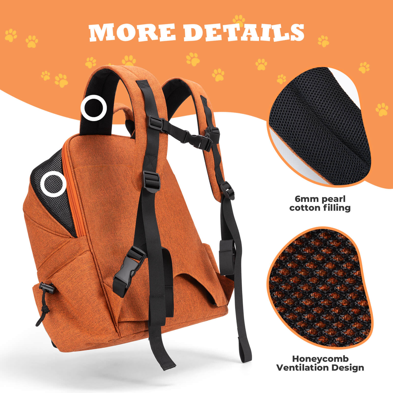 Foldable Pet Handlebar Bike Bag - 21L - Image 9