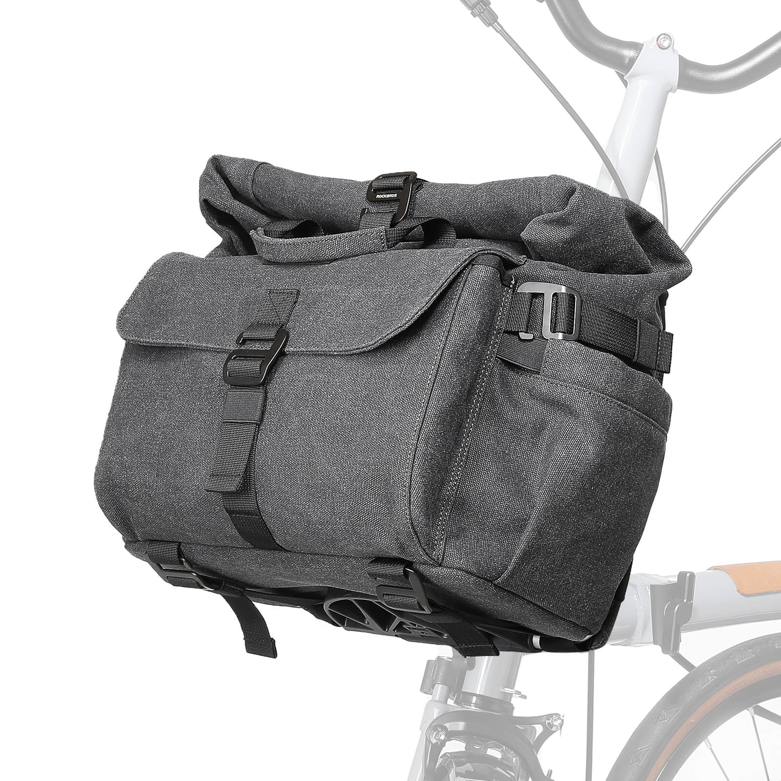 Folding Bike Handlebar Bag - 11.5L - Image 2