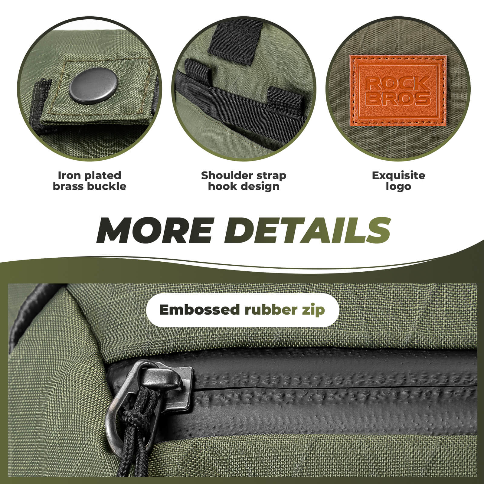 Folding Bike Handlebar Bag Backpack - 11.5L - Image 6