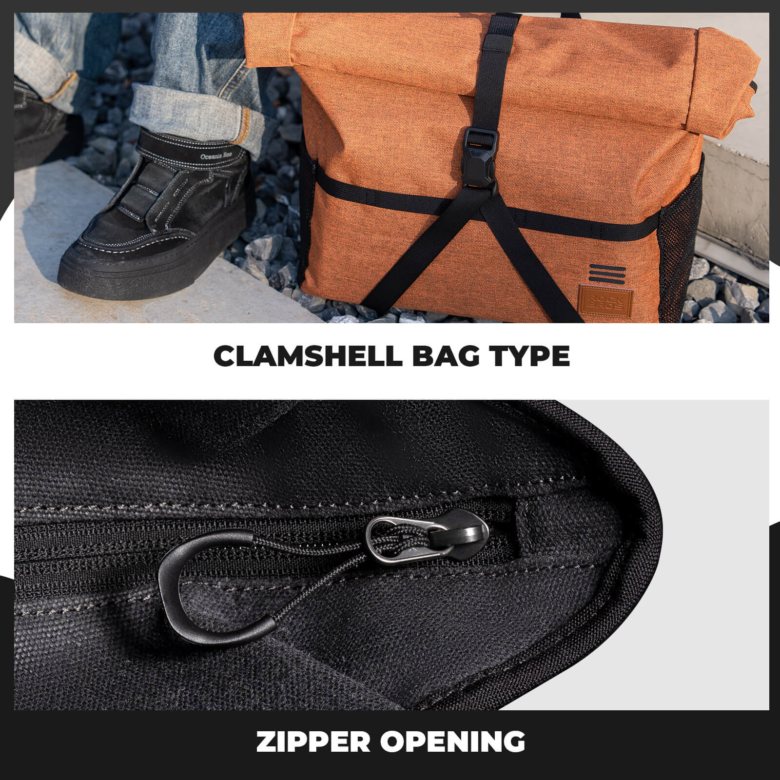 Folding Bike Handlebar Bag & Shoulder Bag - 8L - Image 7
