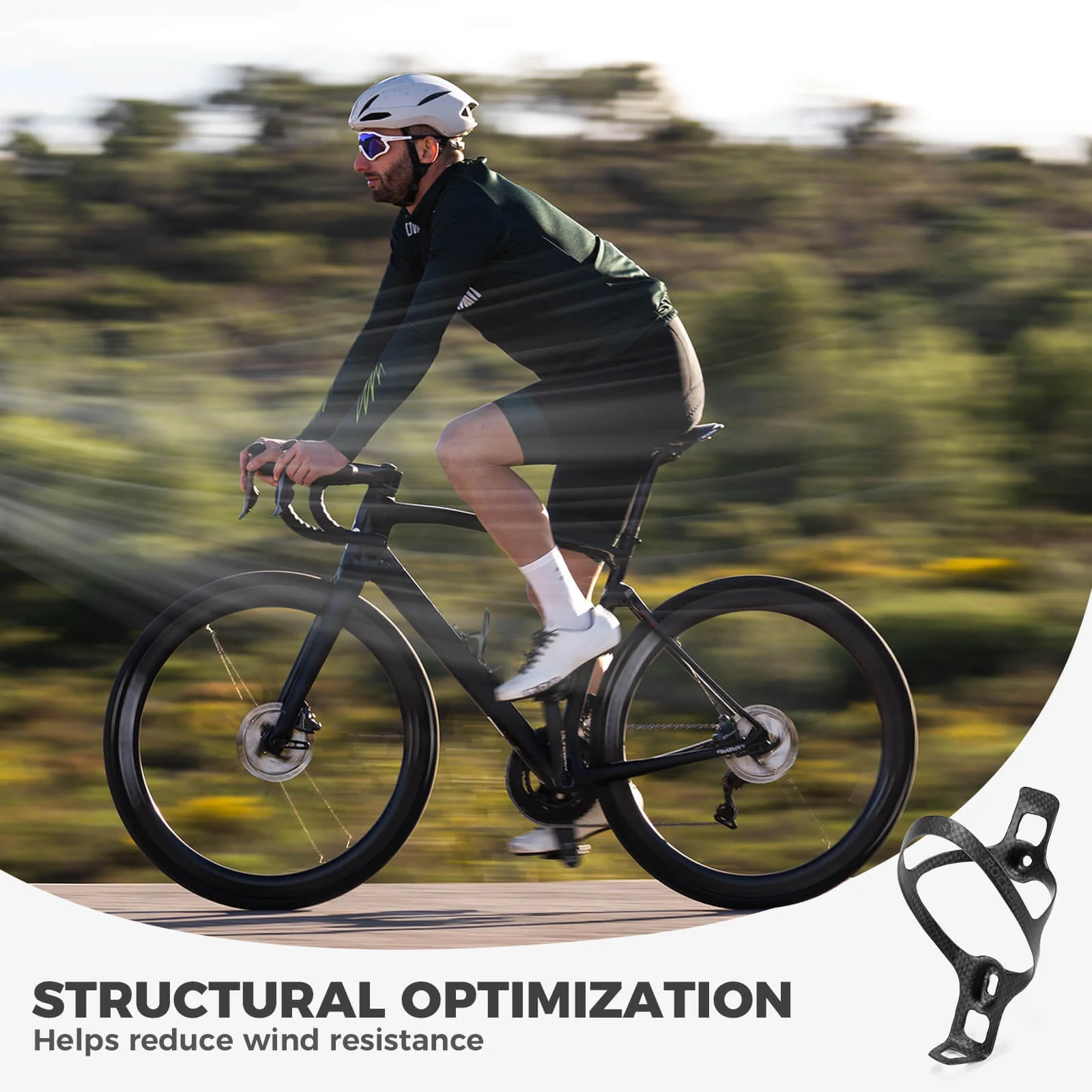 Carbon Fiber Bike Water Bottle Cage - Image 7
