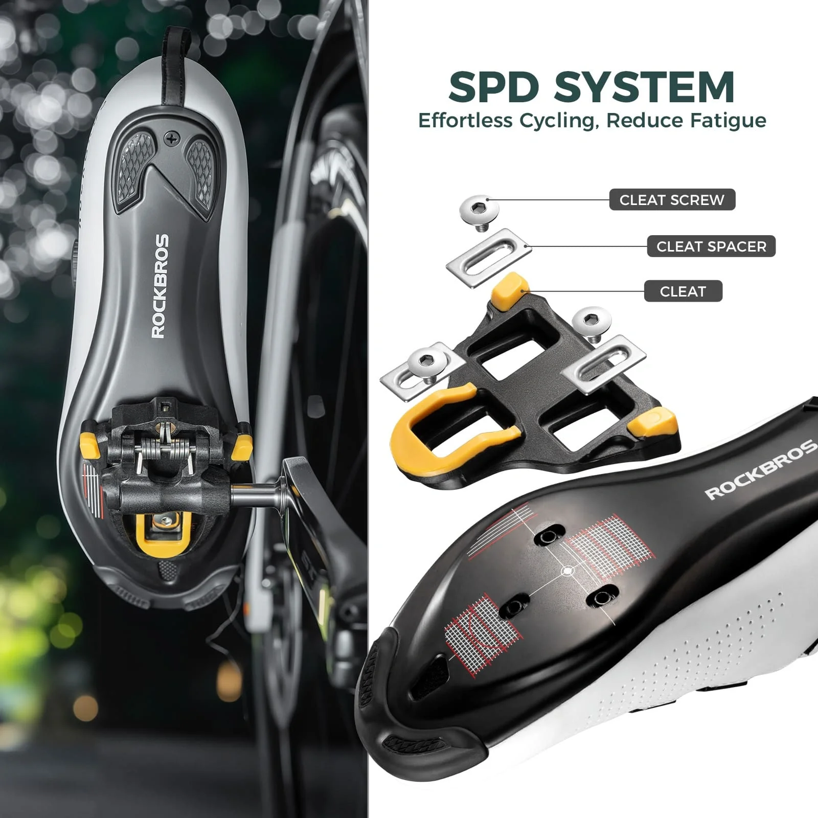 Carbon Fiber Road Bike Clipless Pedals(SPD) - Image 3