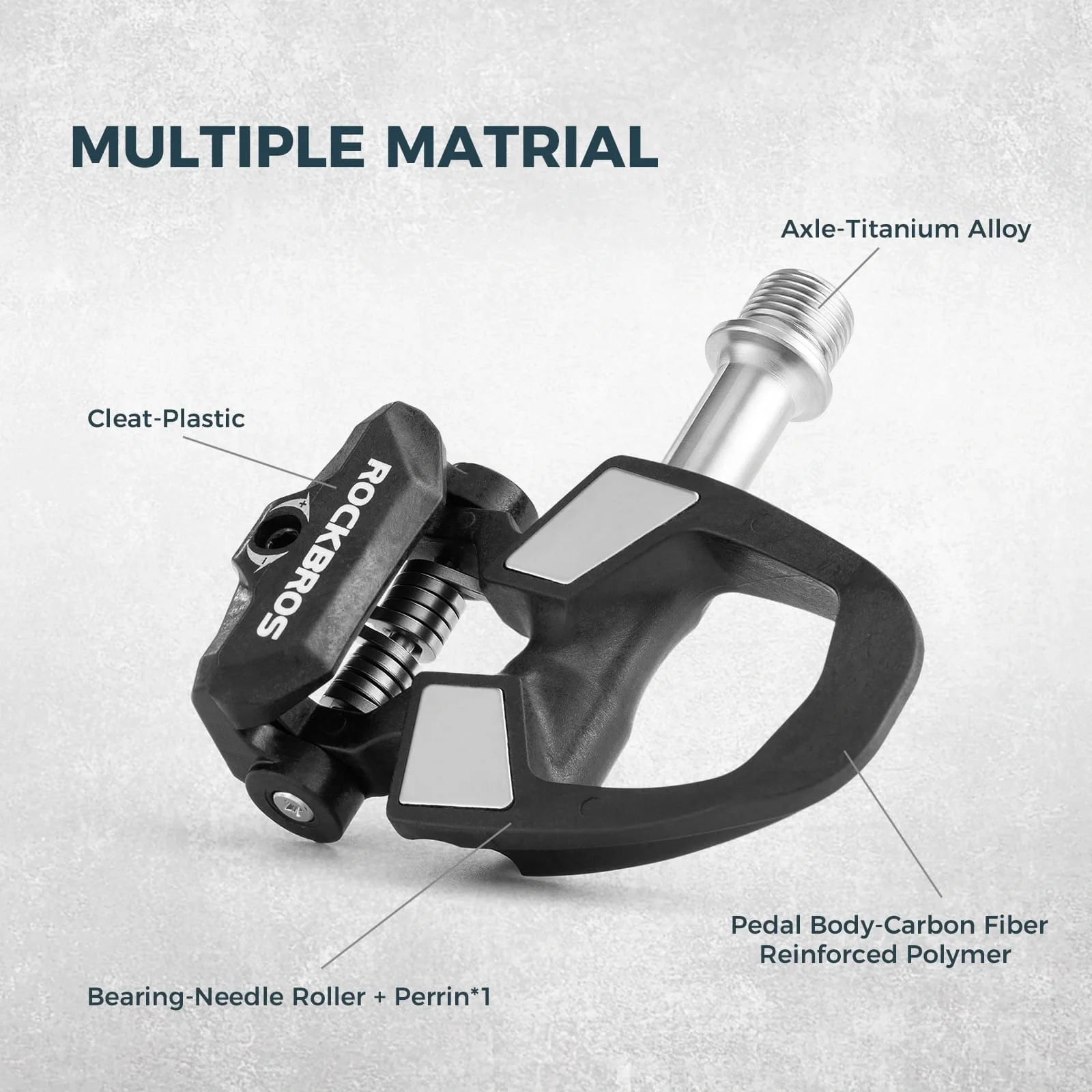 Carbon Fiber Road Bike Clipless Pedals(SPD) - Image 5