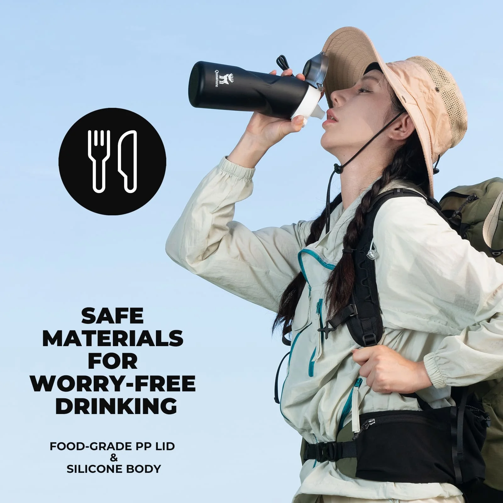 Collapsible Silicone Water Bottle - Image 16