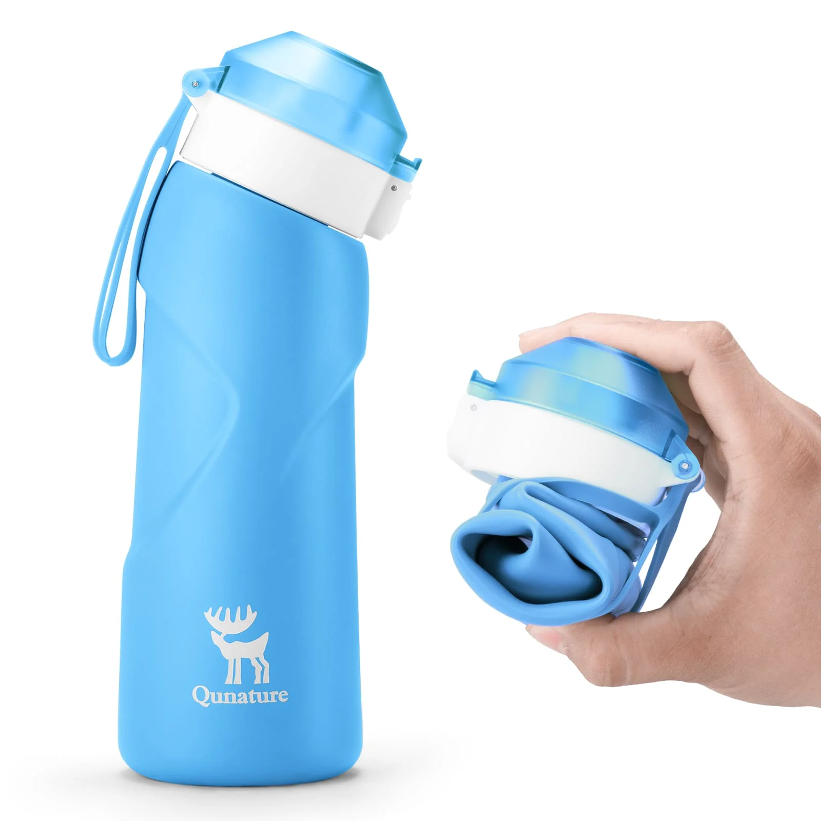 Collapsible Silicone Water Bottle - Image 2