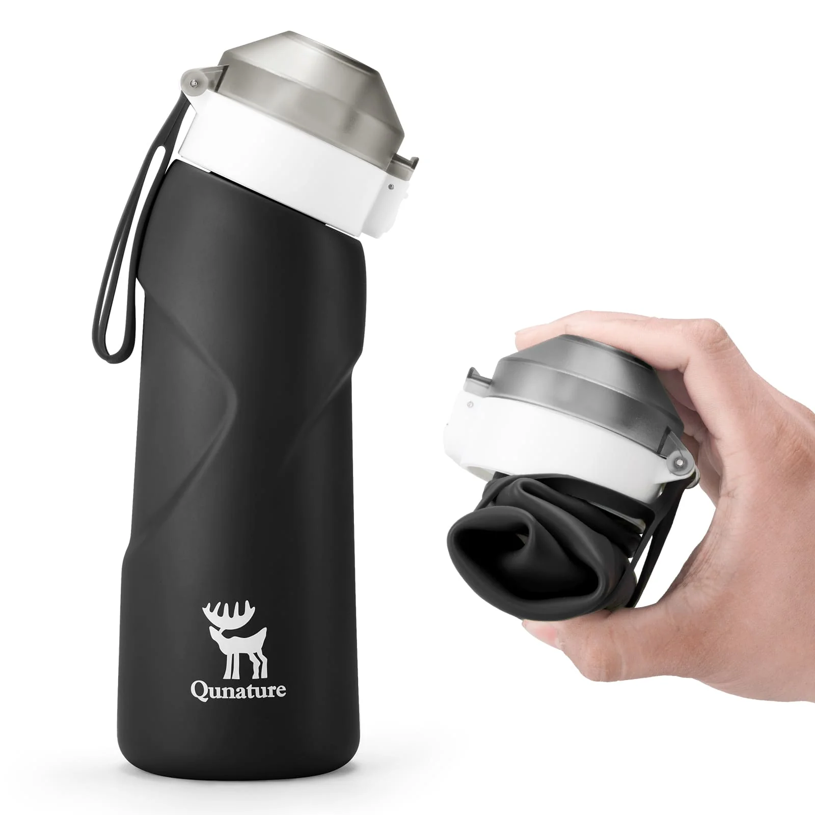 Collapsible Silicone Water Bottle - Image 3