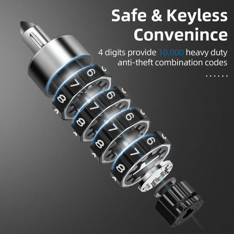 Combination Bike Chain Lock - Image 3