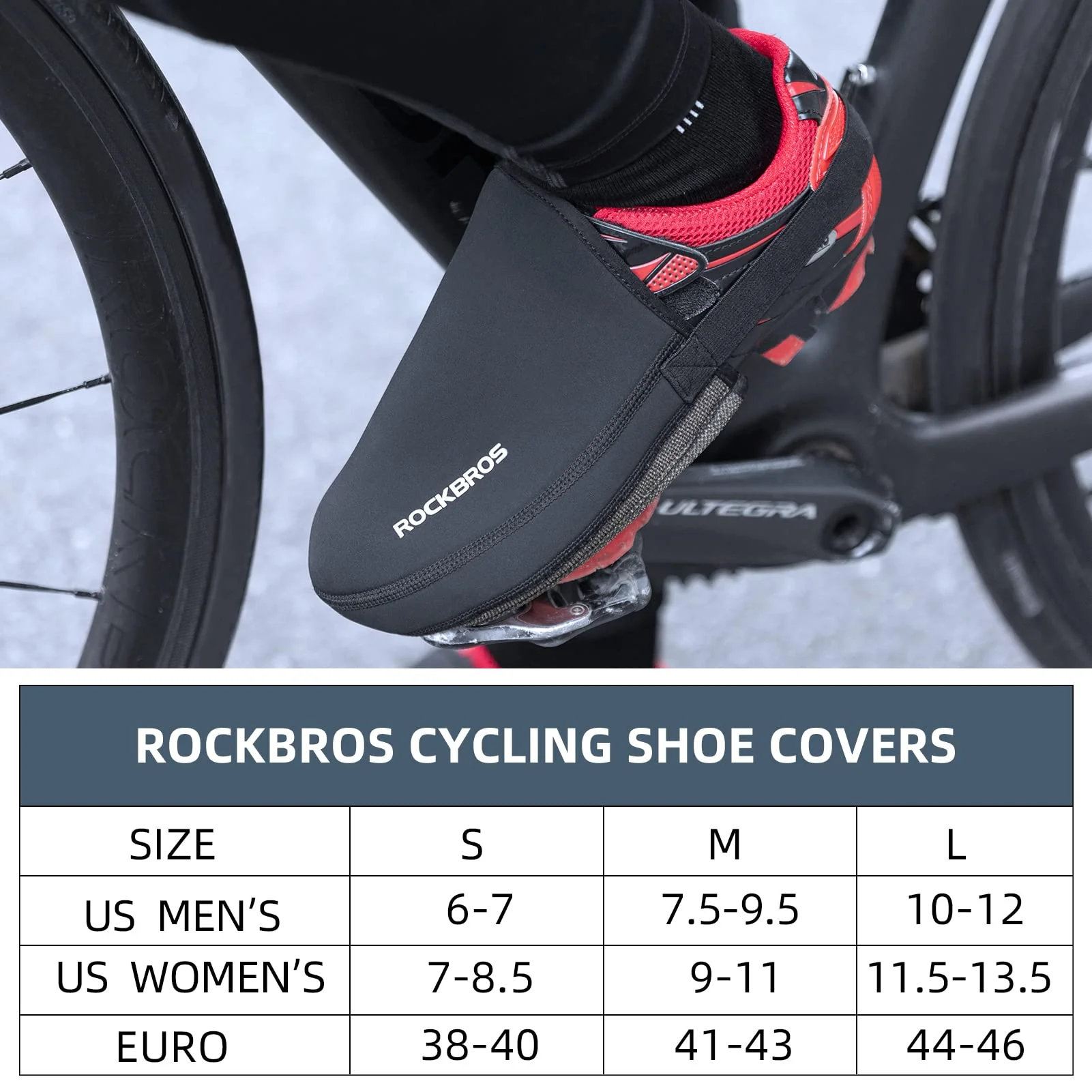 Cycling Shoe Toe Covers Unisex Cold Weather Overshoes - Image 11