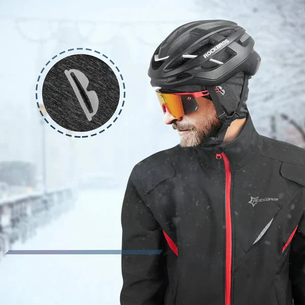 Cycling Skull Cap Helmet Liner with Thermal Fleece - Image 7