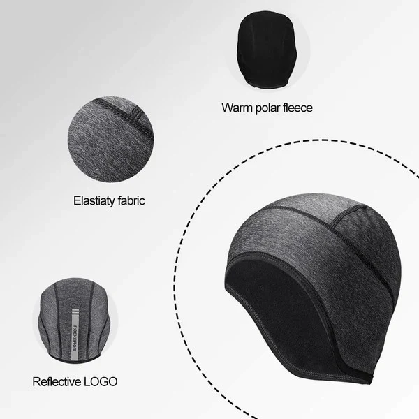 Cycling Skull Cap with Ear Covers - Image 3