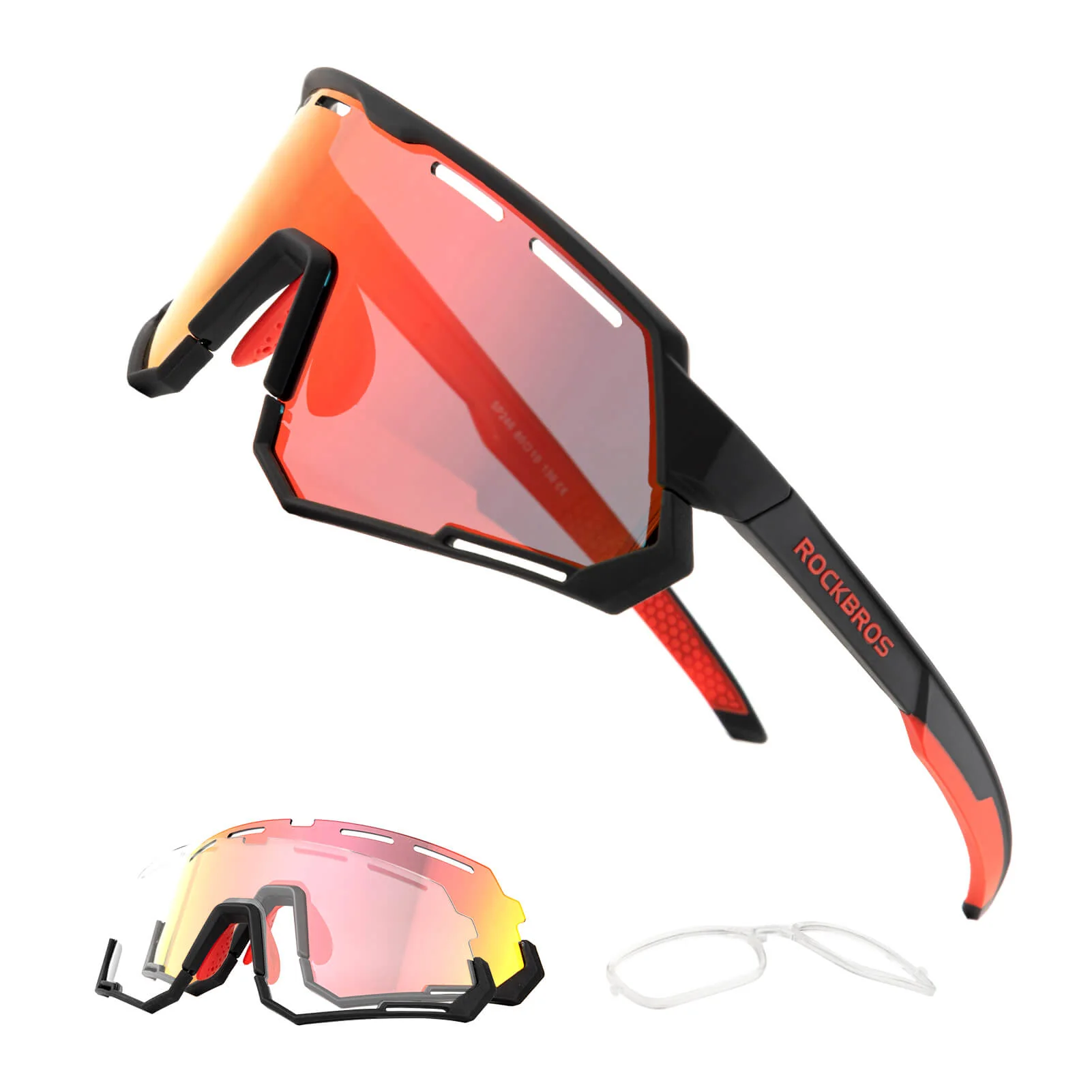 Dual Lens Cycling Glasses – Photochromic & Polarized Lenses - Image 3