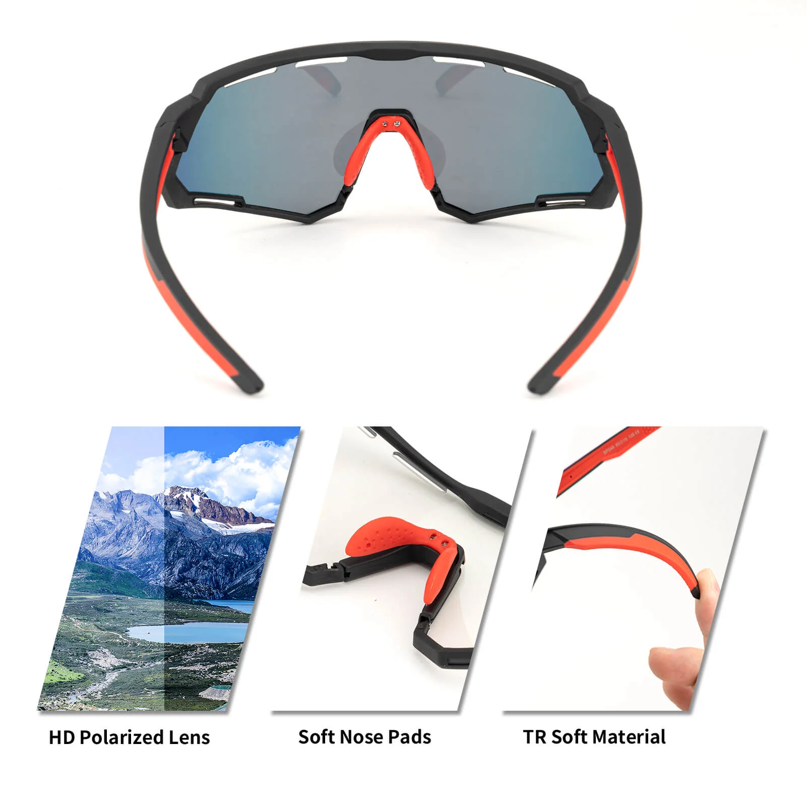 Dual Lens Cycling Glasses – Photochromic & Polarized Lenses - Image 6