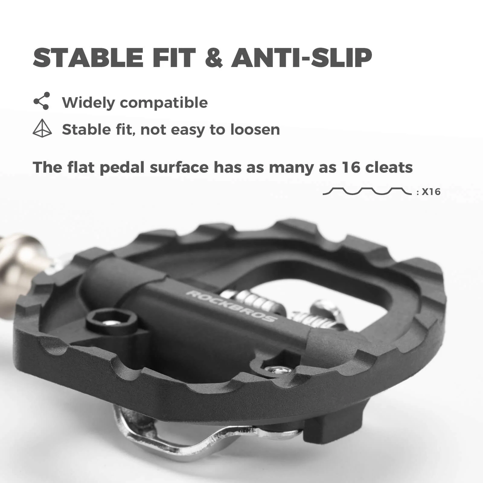 Dual Platform MTB Pedals - Clipless & Flat - Image 6