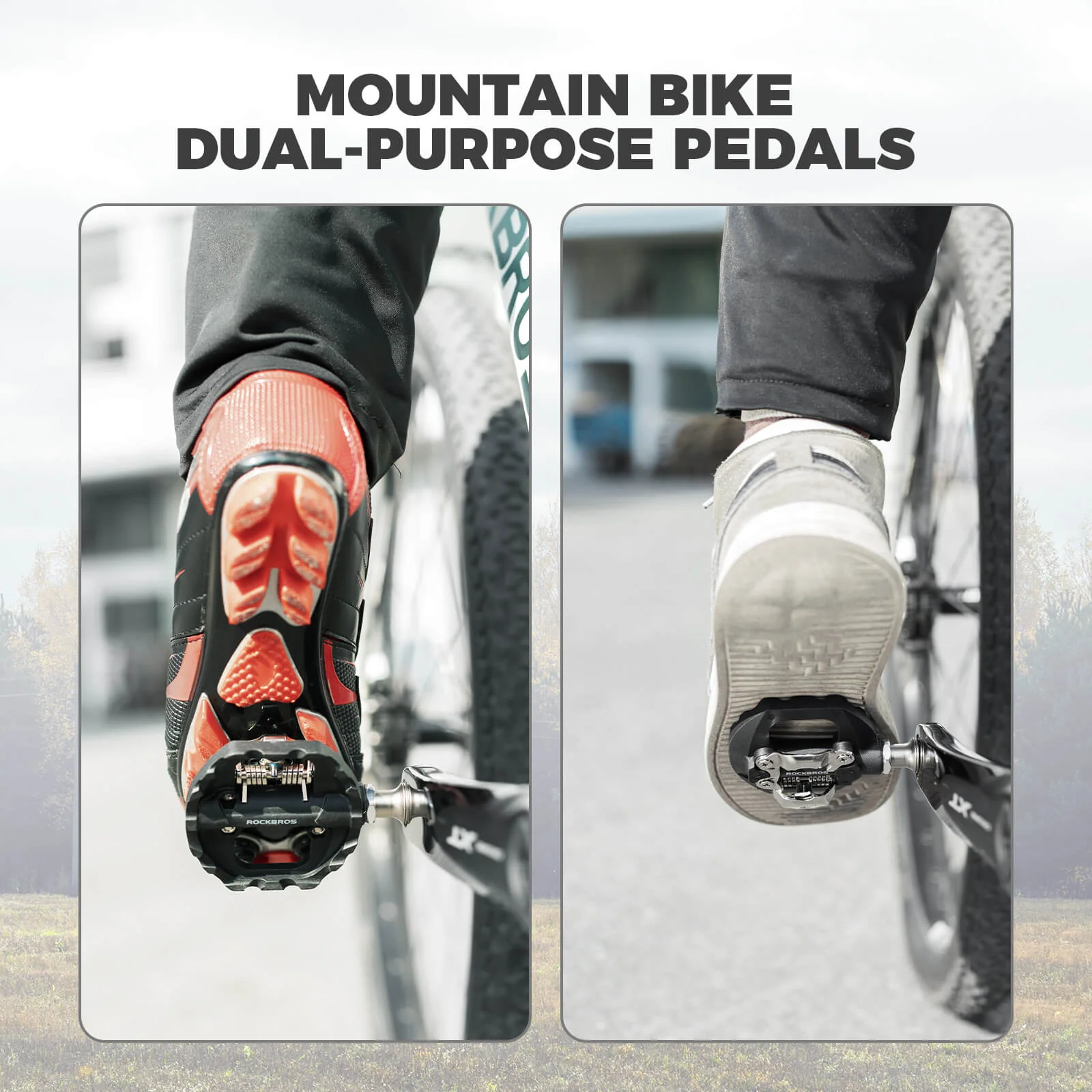 Dual Platform MTB Pedals - Clipless & Flat - Image 9