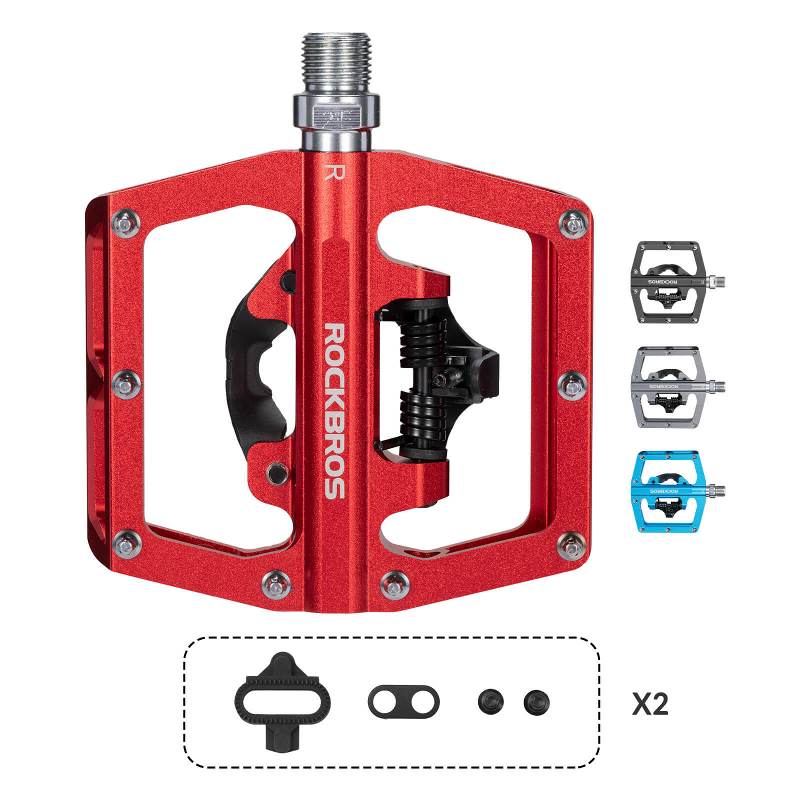 Dual-Use Clipless & Flat Bike Pedals - Image 3