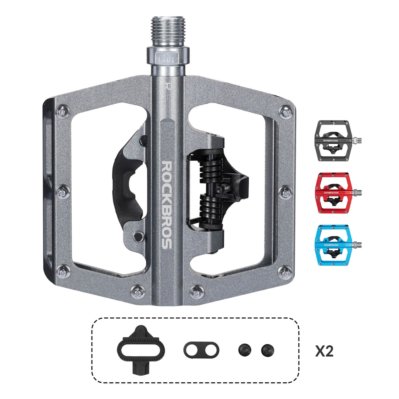 Dual-Use Clipless & Flat Bike Pedals - Image 4