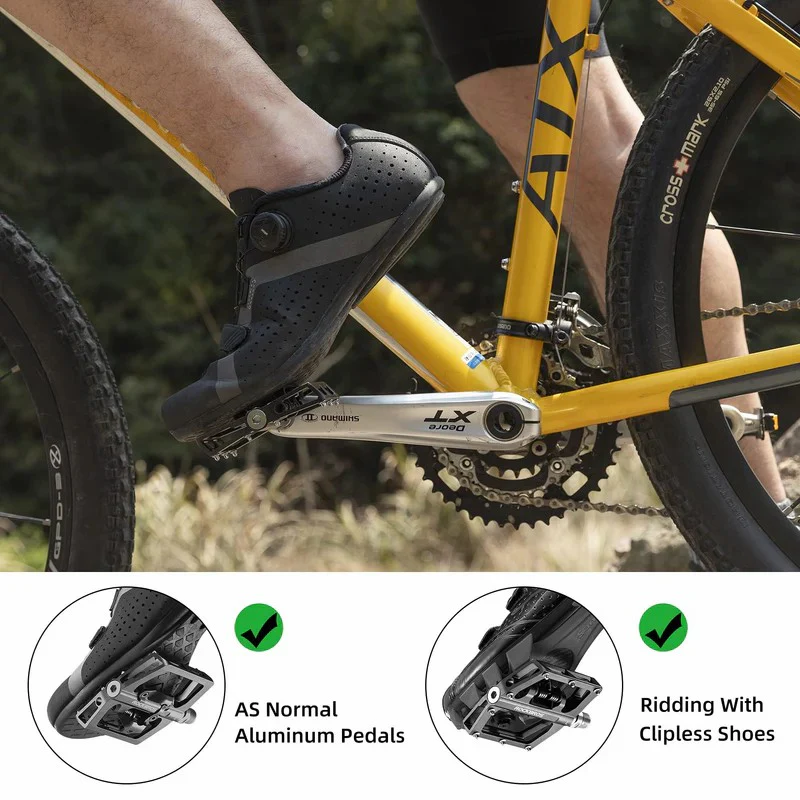 Dual-Use Clipless & Flat Bike Pedals - Image 9