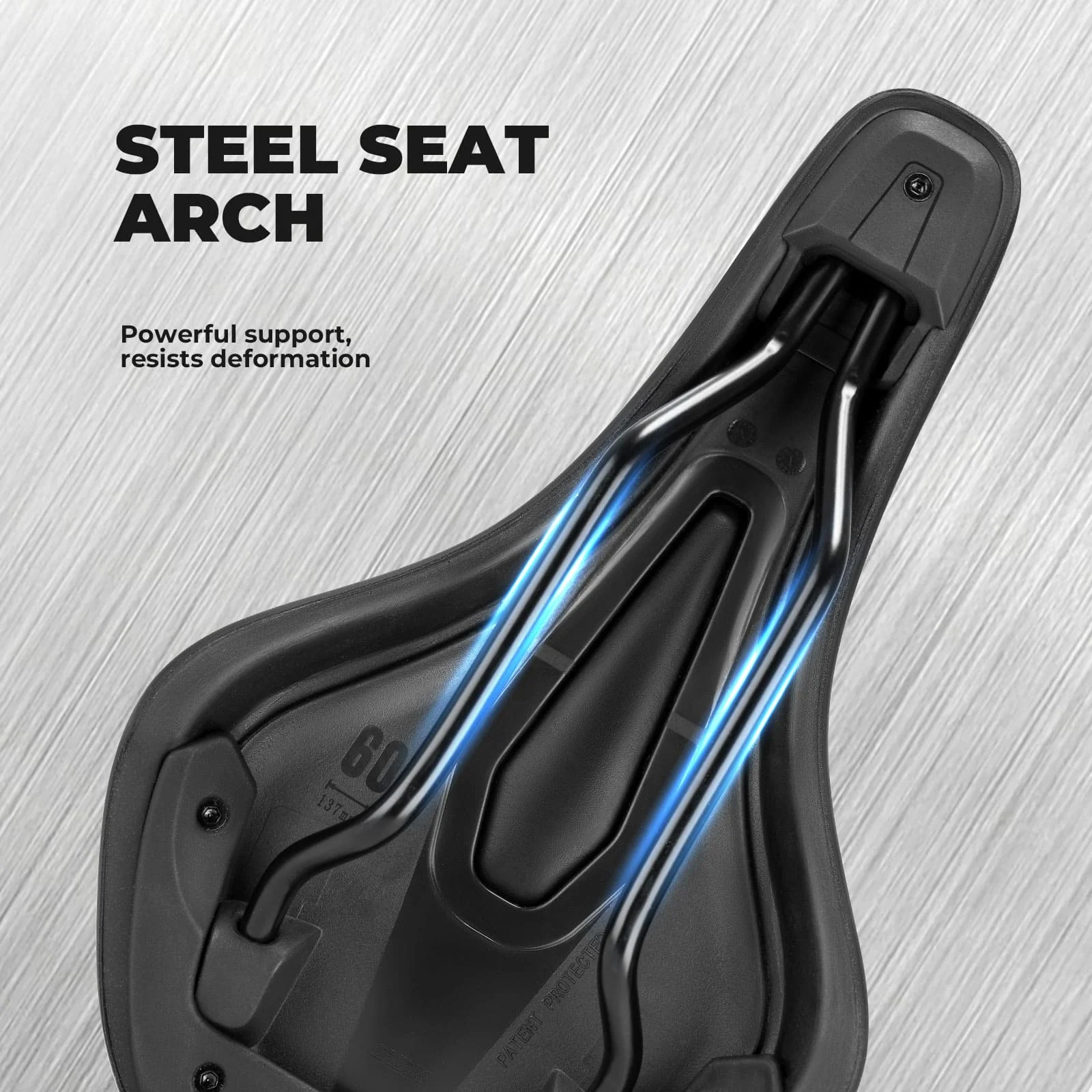Eco-Friendly Comfortable PVC Leather Bike Saddle - Image 5