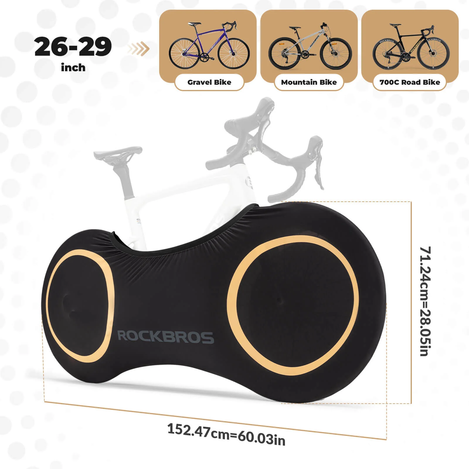 Elastic Stretch Bicycle Dust Cover - Image 4