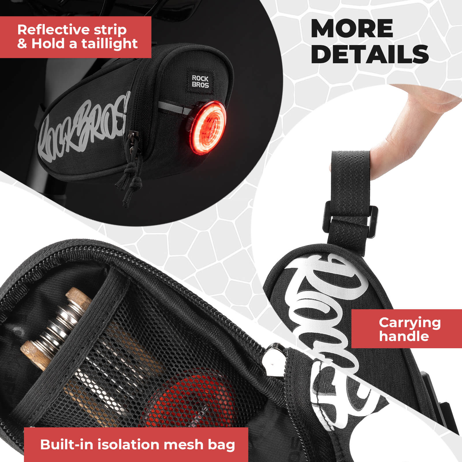 FlashRide Sketch Bike Saddle Bag - 0.8L - Image 9
