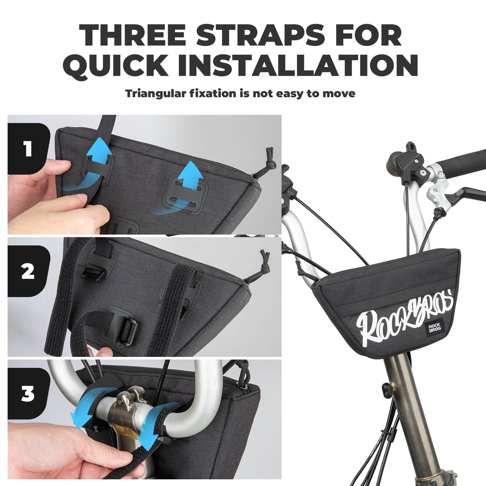 FlashRide Sketch Trapezoid Bike Handlebar Bag - 0.7L - Image 7