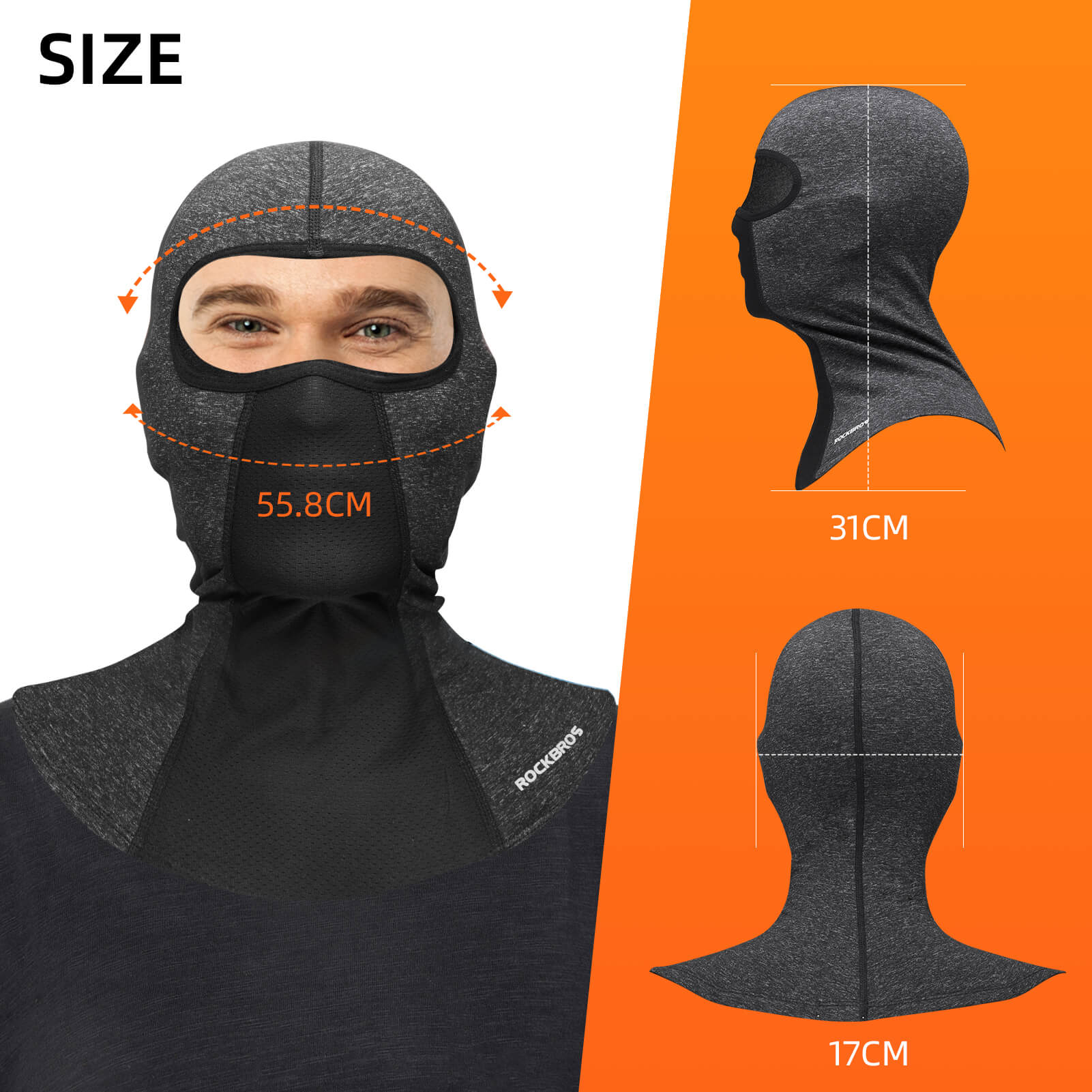 Fleece Balaclava with Neck Warmer - Image 3