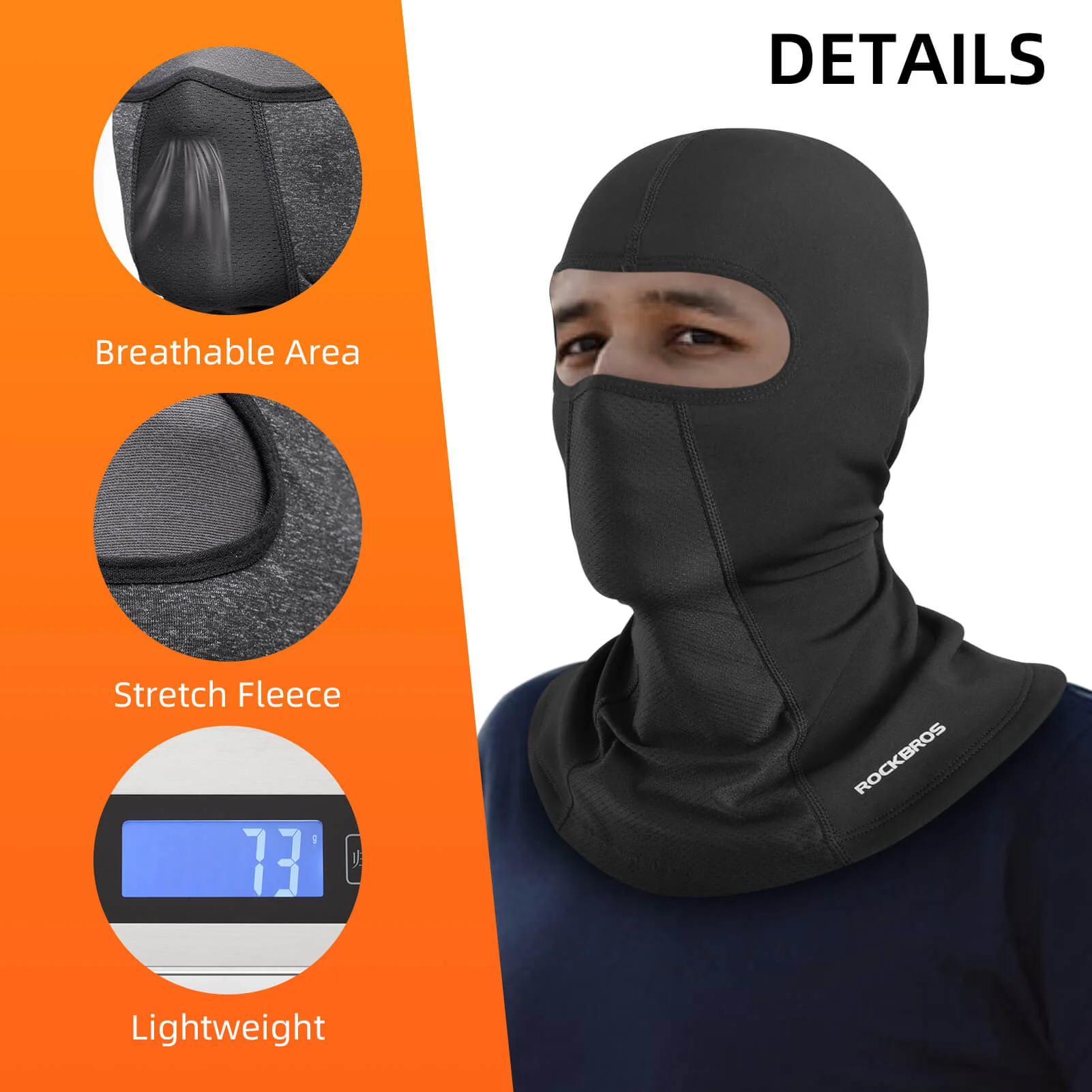 Fleece Balaclava with Neck Warmer - Image 5