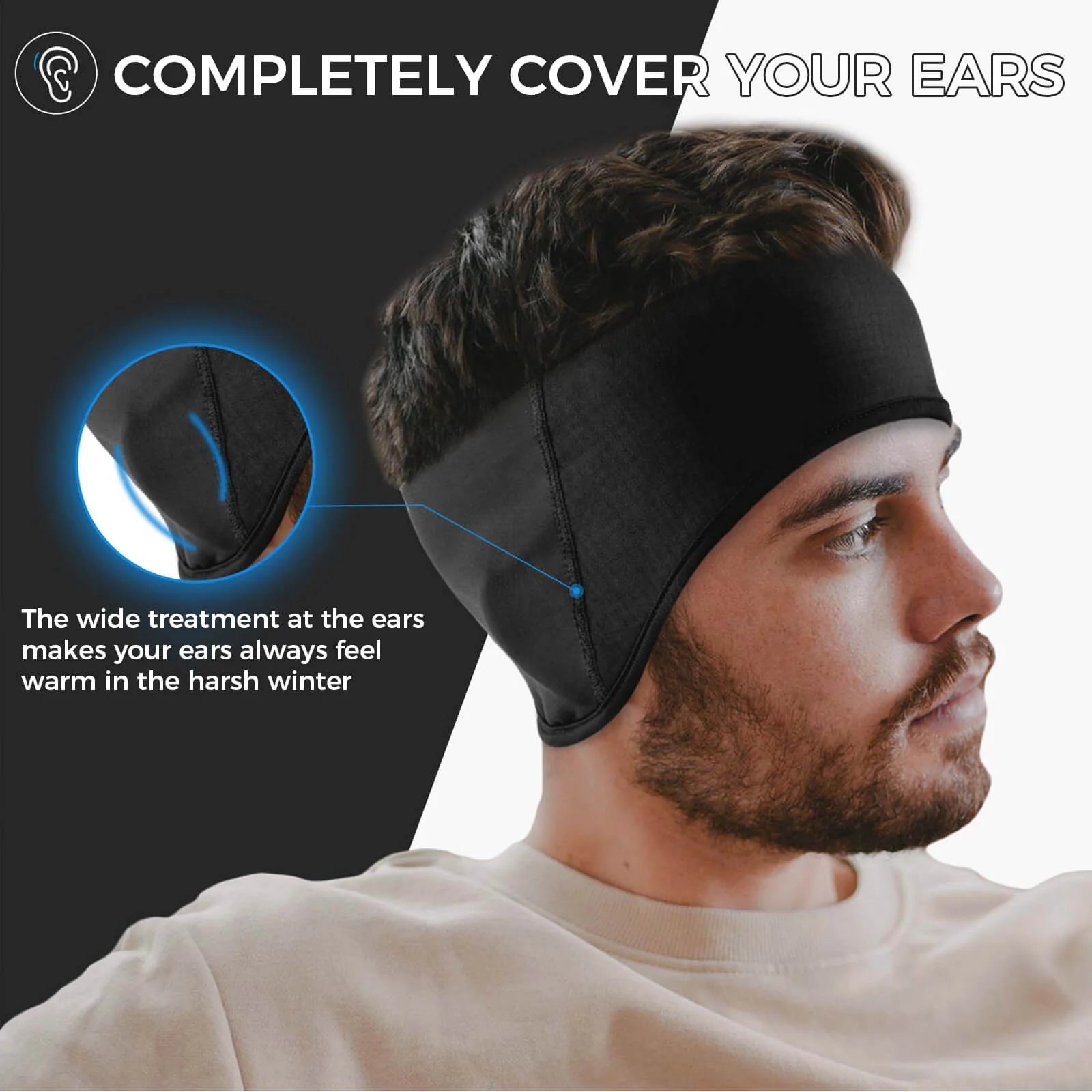 Fleece Ear Warmers Headband - Image 7