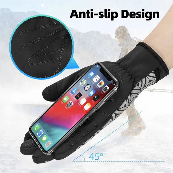 Fleece Full Finger Cycling Gloves - Image 9