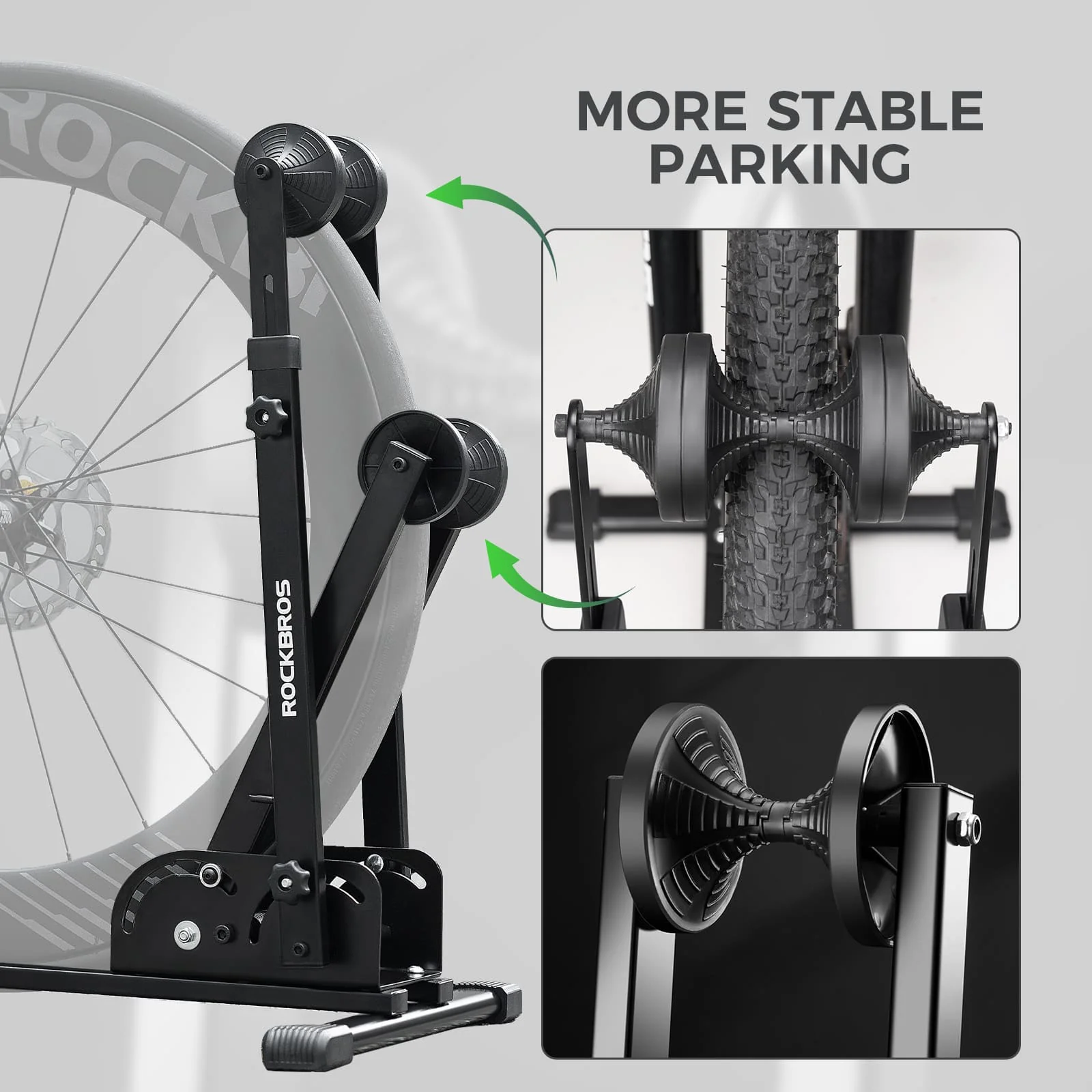 Foldable Carbon Steel Bike Stand - Image 3