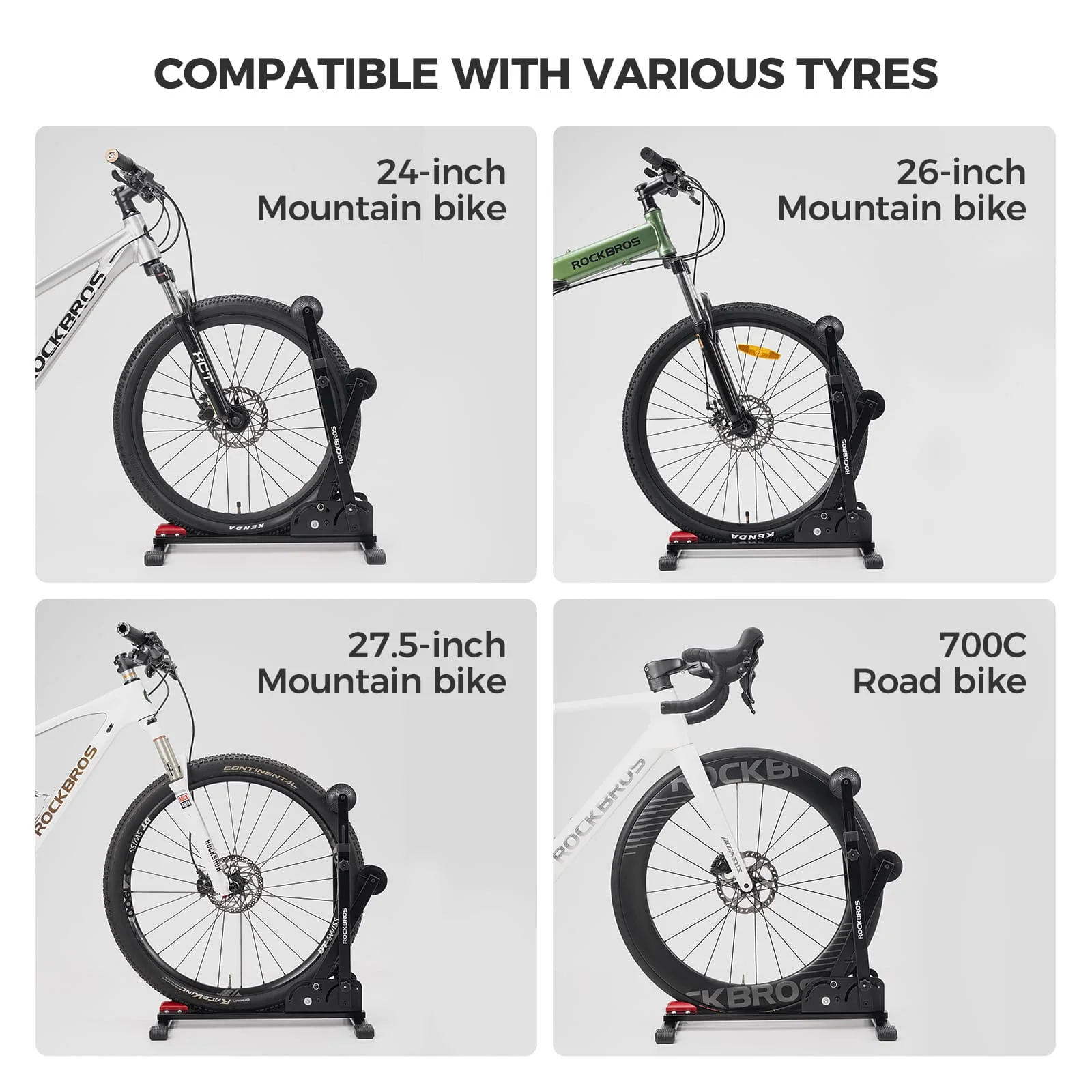 Foldable Carbon Steel Bike Stand - Image 4