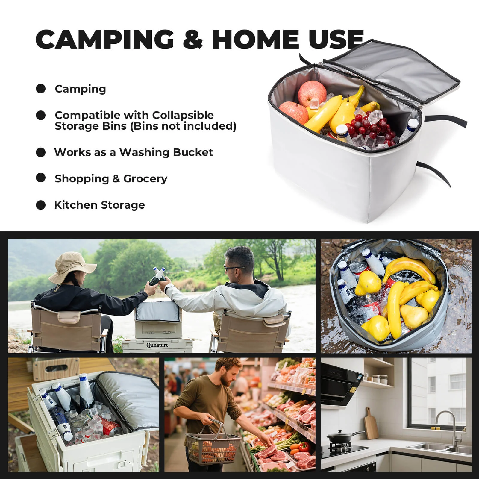 Foldable Cooler Bag Outdoor - Image 3