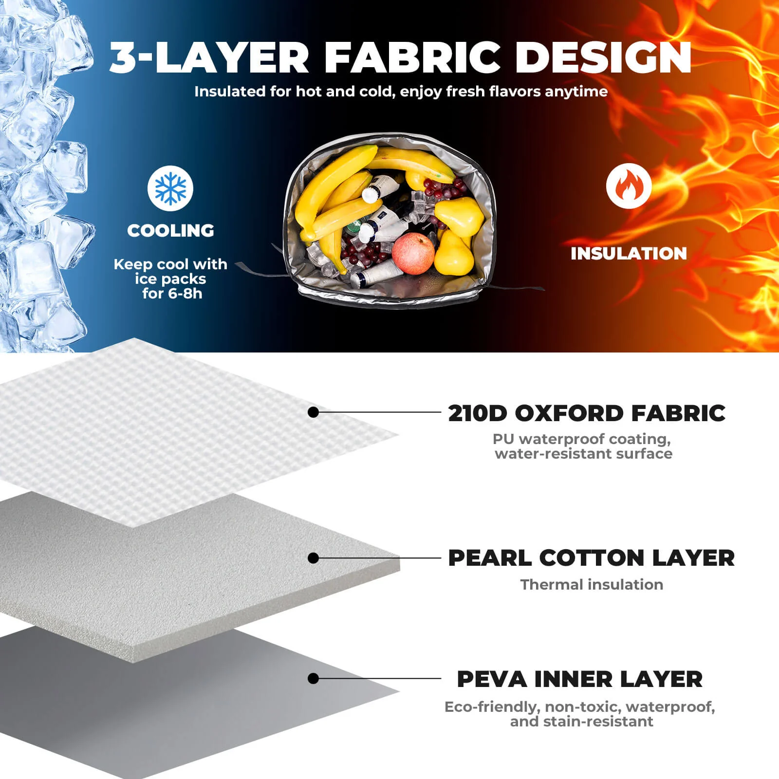 Foldable Cooler Bag Outdoor - Image 4