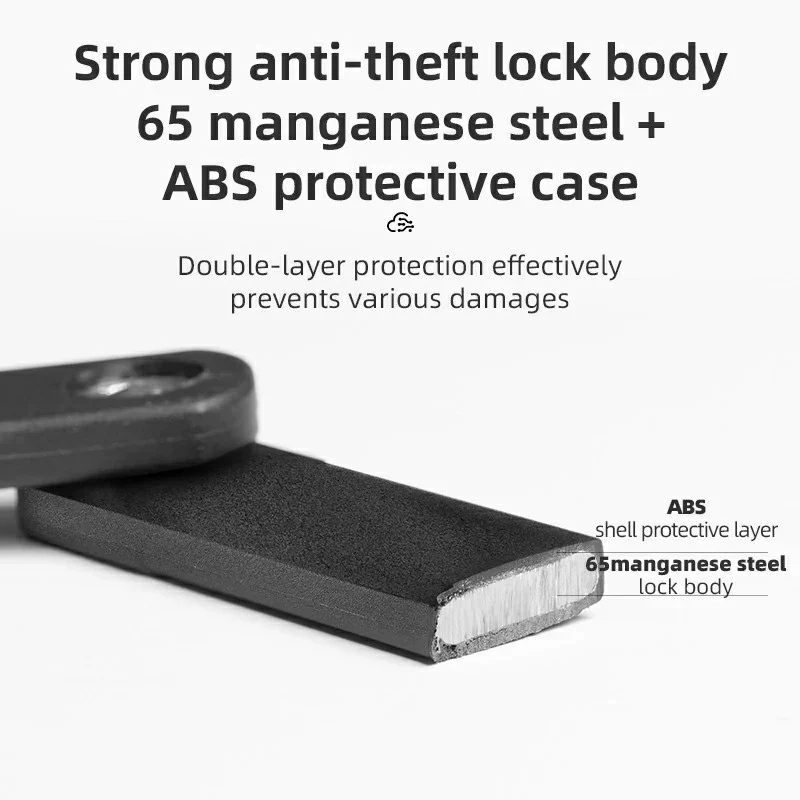 Foldable Smart Bike Lock with Fingerprint Unlock - Image 5