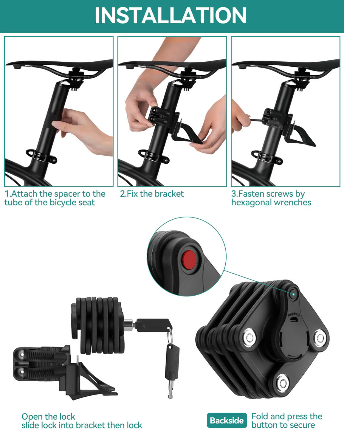 Folding Bike Lock - Image 9