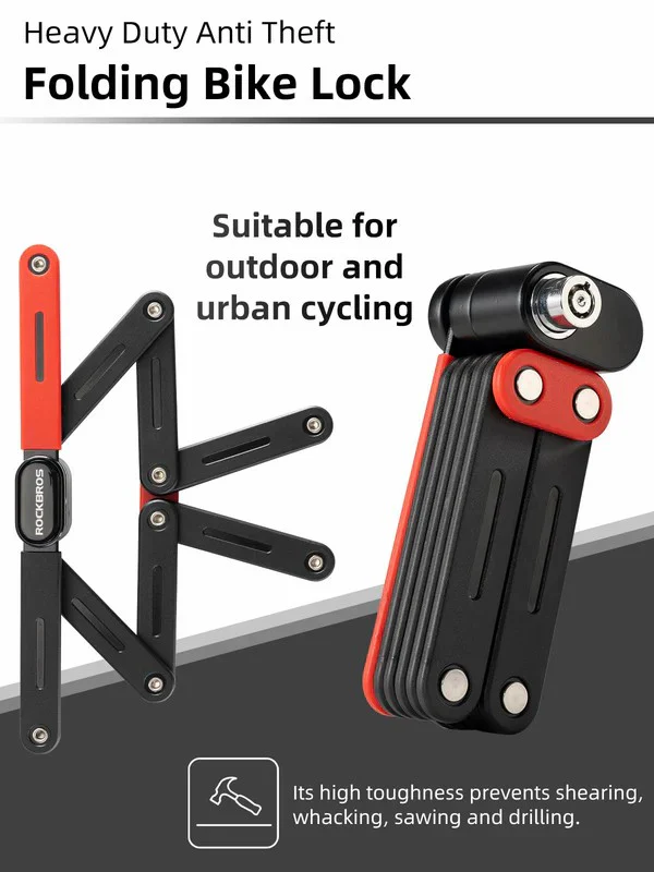 Folding Heavy Duty Anti Theft Bike Lock - Image 3
