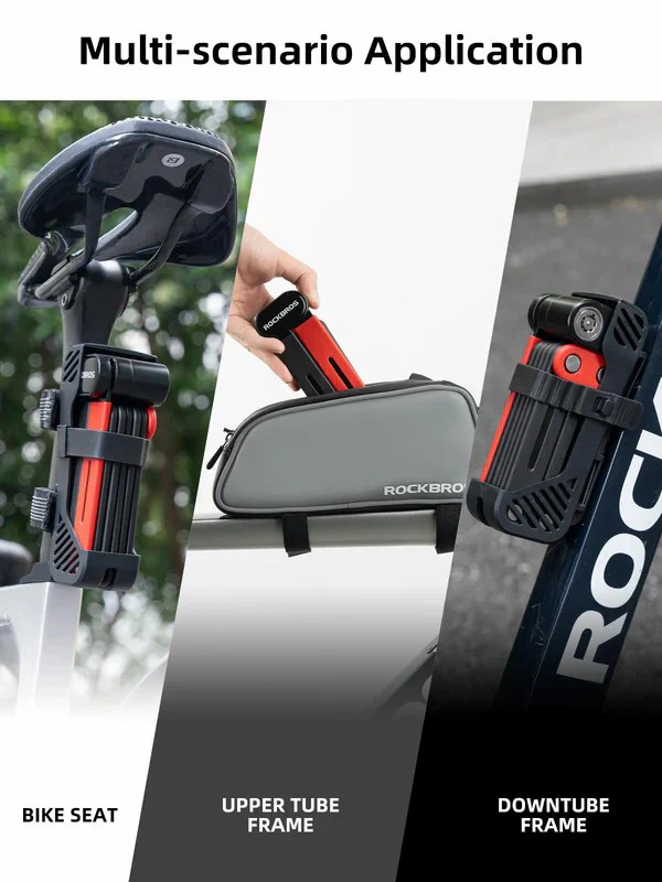 Folding Heavy Duty Anti Theft Bike Lock - Image 6