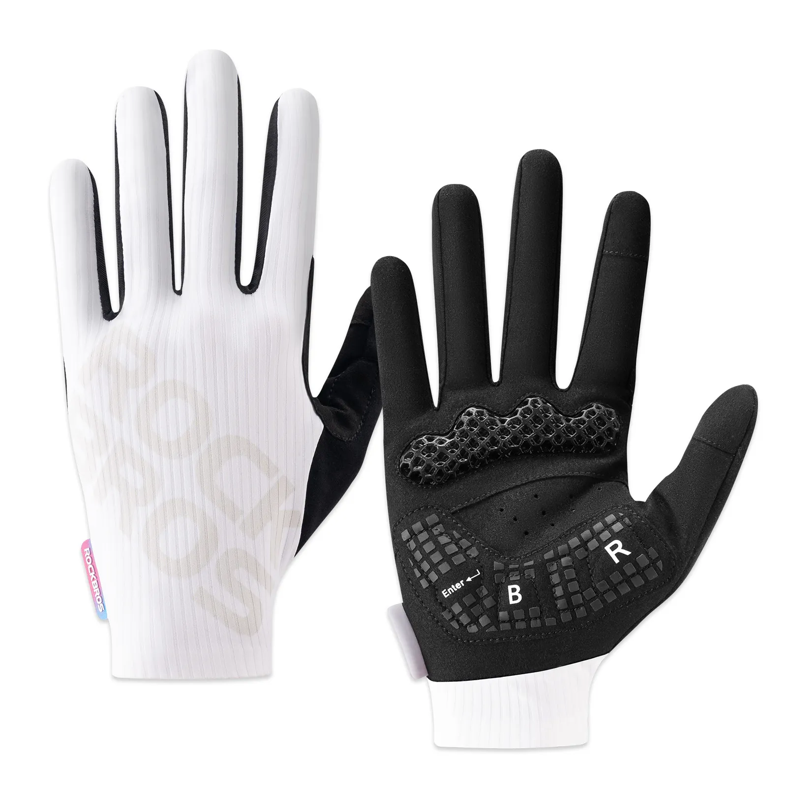 Full Finger Cycling Gloves with 3D Gel Padding
