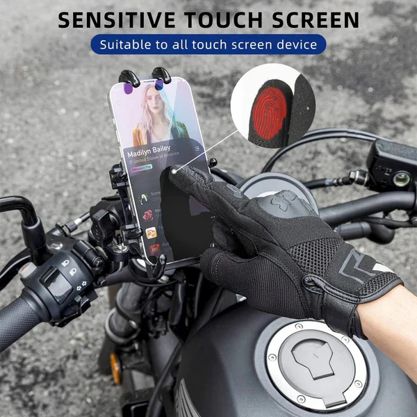 Full Finger Motorcycle Gloves - Image 2