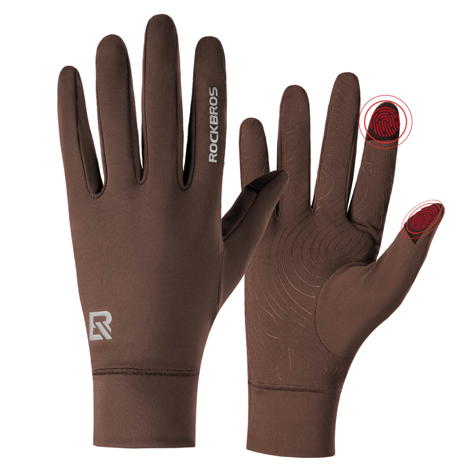 Full finger winter cycling gloves - Image 2