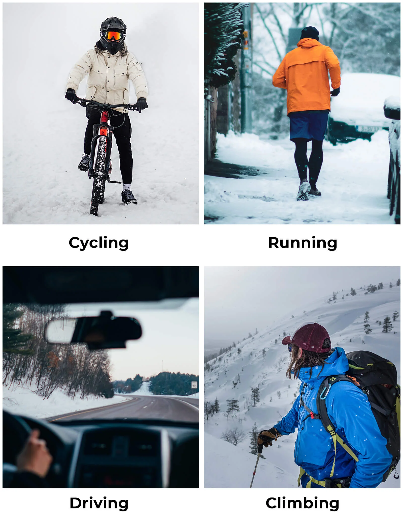 Full finger winter cycling gloves - Image 8