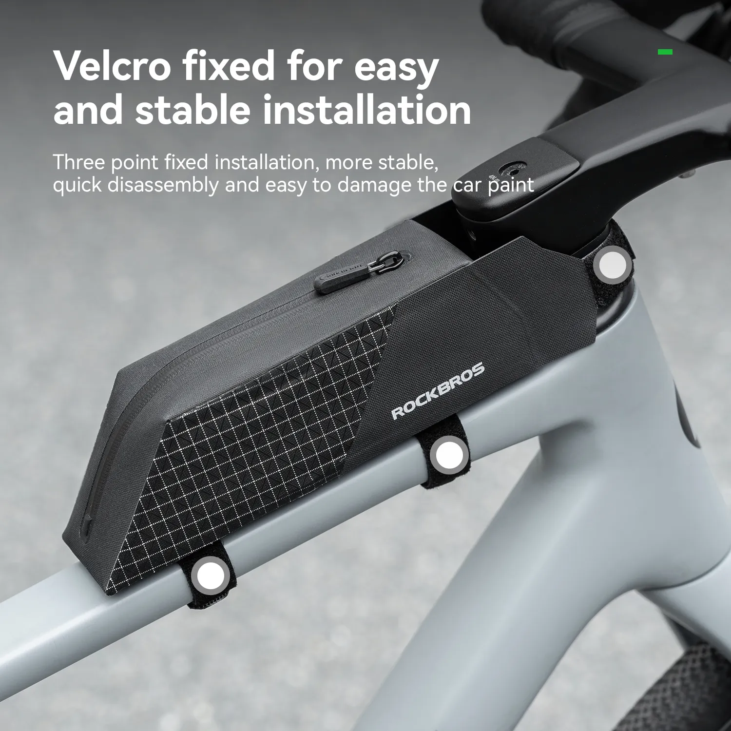 Fully Waterproof Aerodynamic Bike Top Tube Bag - 0.6L - Image 11