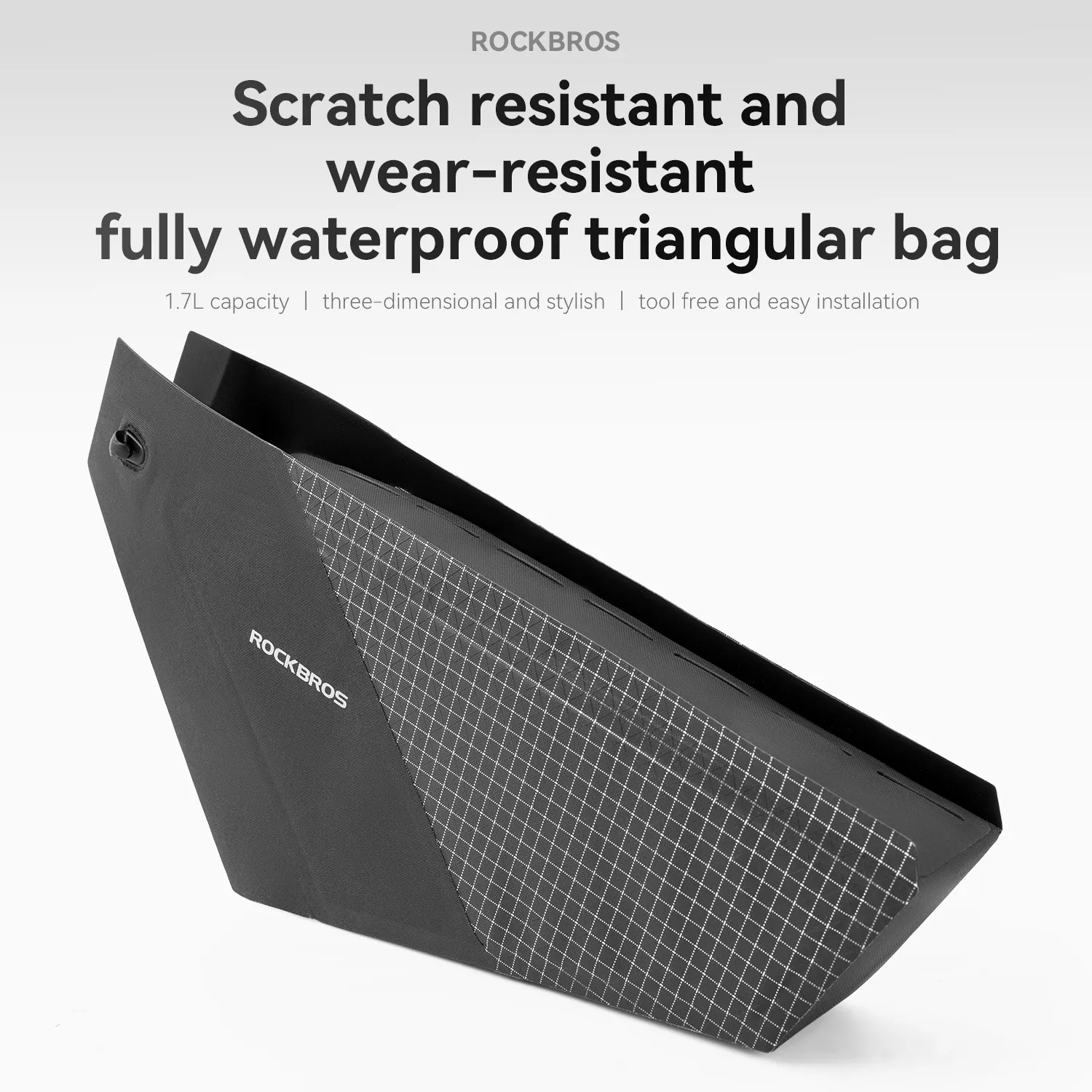 Fully Waterproof Bike Frame Bag - 1.7L - Image 2