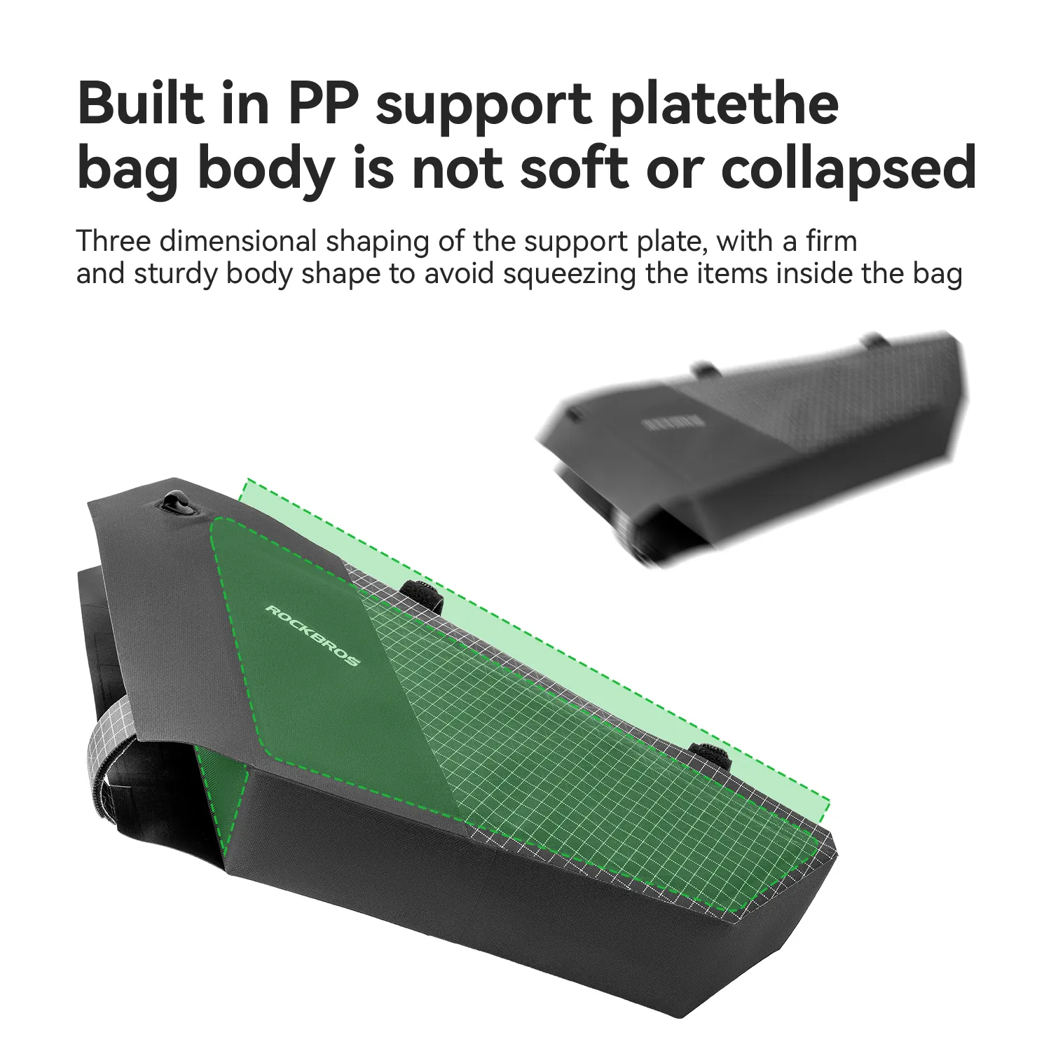 Fully Waterproof Bike Frame Bag - 1.7L - Image 4