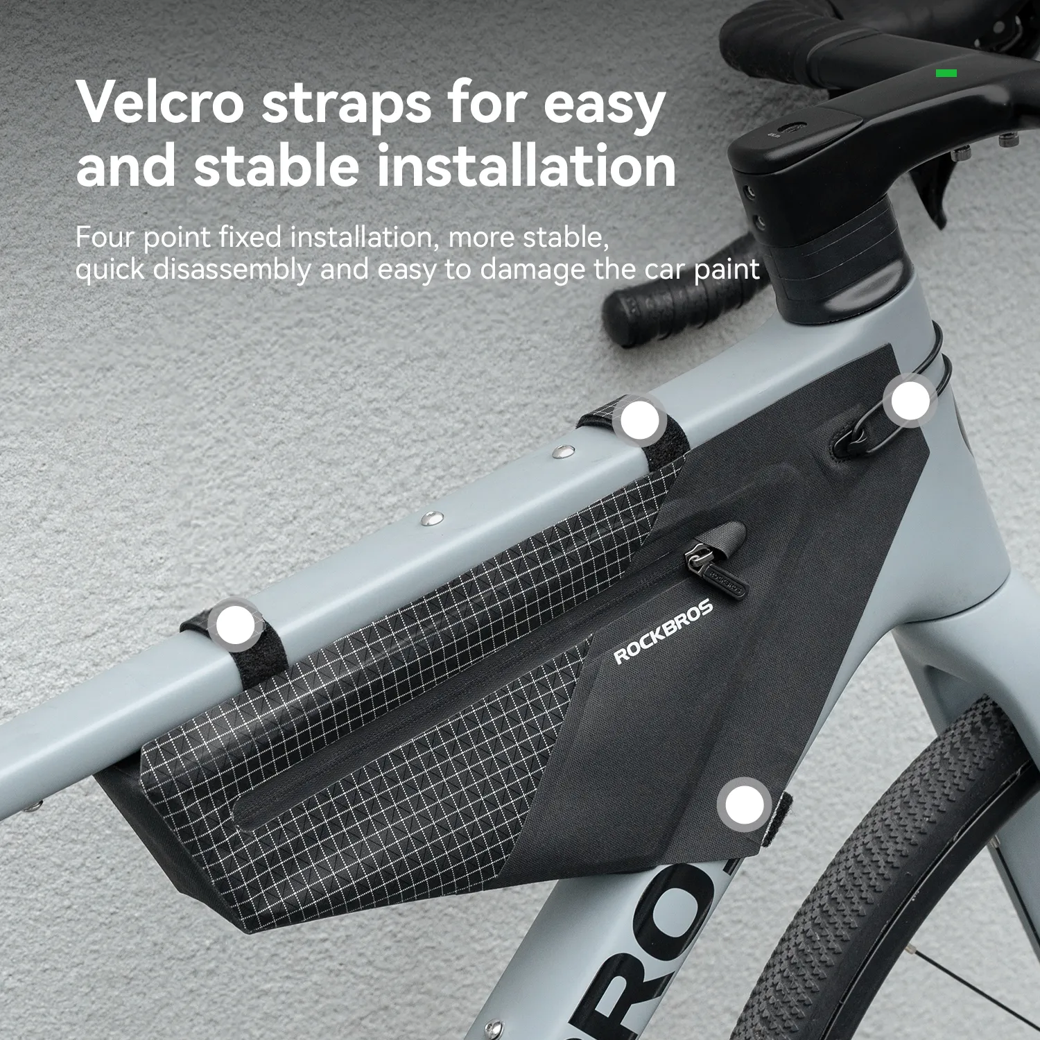 Fully Waterproof Bike Frame Bag - 1.7L - Image 7