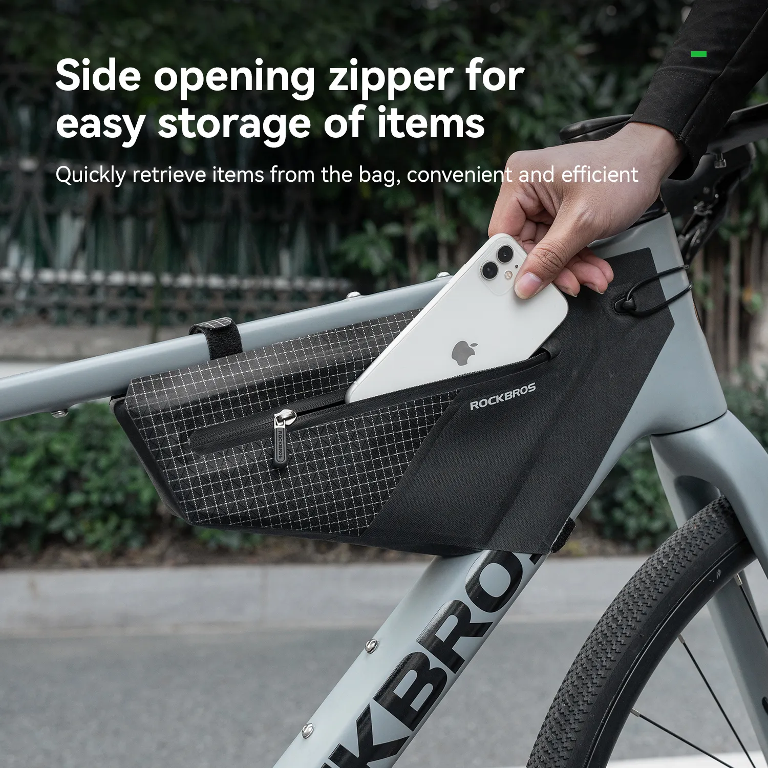 Fully Waterproof Bike Frame Bag - 1.7L - Image 8
