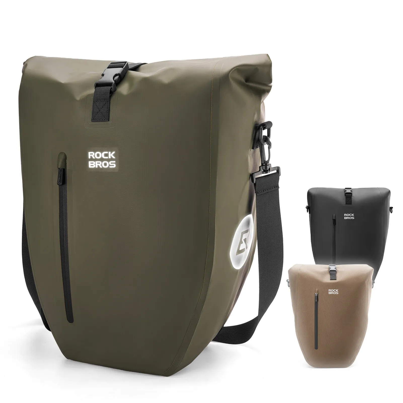 AS-166 Fully Waterproof Bike Pannier - 20L - Image 14