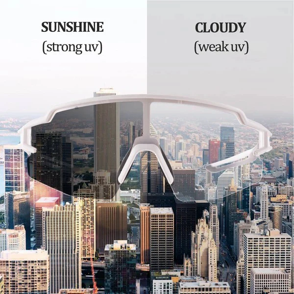 Half Frame Photochromic Cycling Sunglasses - Image 16