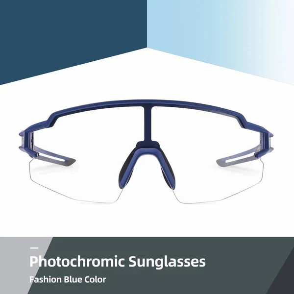 Half Frame Photochromic Cycling Sunglasses - Image 8
